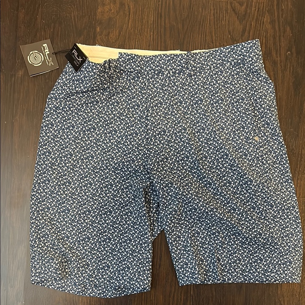 FLX Blue Patterned Shorts